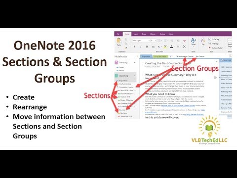 onenote for mac displaying section groups on left